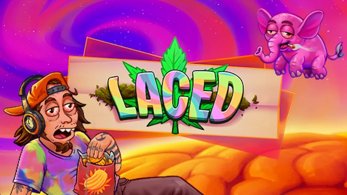Laced slot game visual dengan estetika mewah dan neon